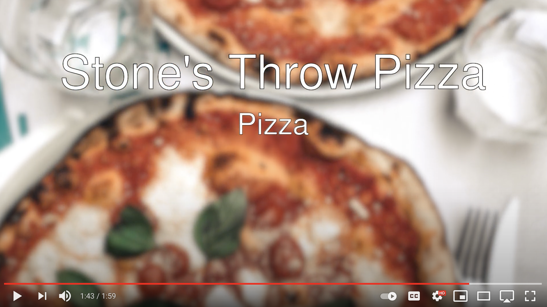 Stone's Throw Pizza YouTube